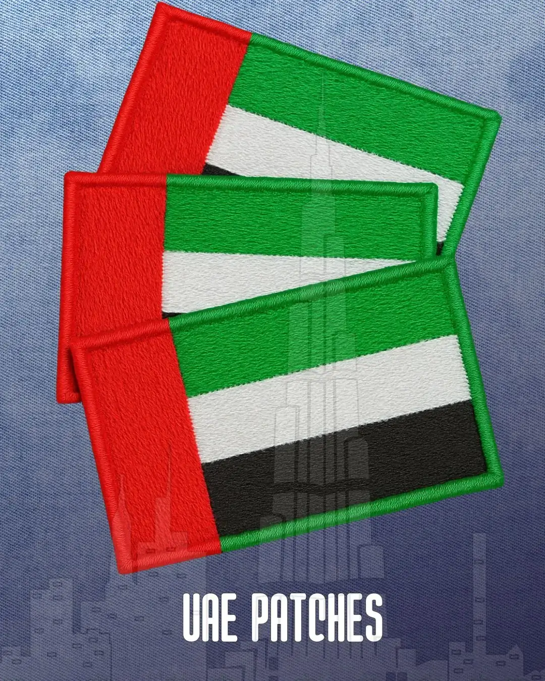UAE custom FLAG patches