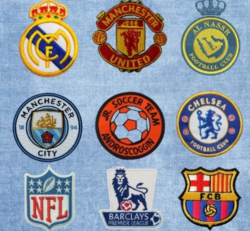 Custom Embroidered Footbaal Patches UAE
